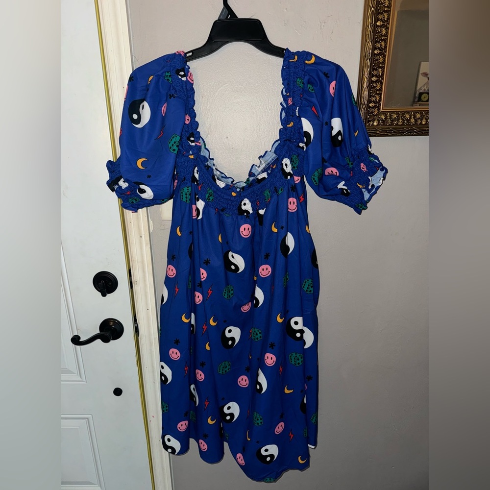 *FINAL OFFER* Dressed in LALA blue dress with designs